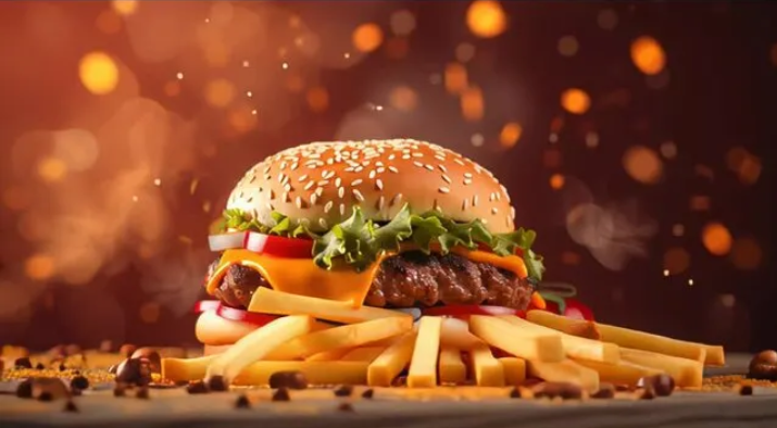 Big Burger with fries