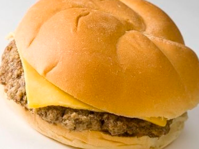 The American Burger (buns, patty, cheese)