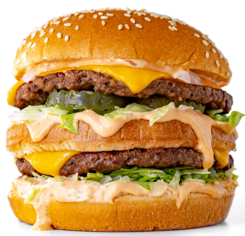 The classic burger but secret sauce and stuff